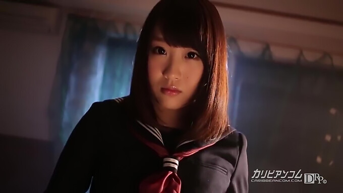 Teen (18+) In Japanese School Girl Uniform Gets Hogtied