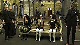 Monjas Jóvenes Y Viejas Se Involucran En Una Orgía Salvaje En Este Video Porno 3d. ¡no Te Pierdas Esta Fiesta Sexual!