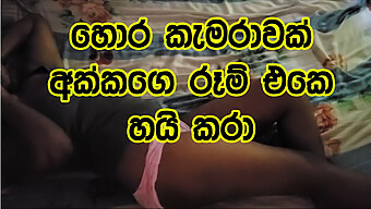 Sri Lankan Teen (18+) Gives Big Cock A Handjob In Her Bedroom