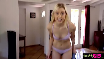 Sensual Fuck: 18+ Blonde Girl Gets Fucked By Her Step Brother