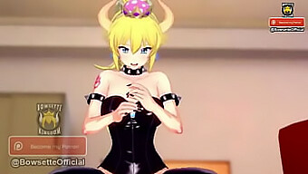 Jerk Off With Bowsette In This Pov Hentai Video