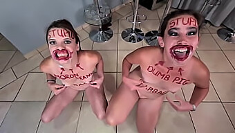 Two Amateur Whores Engage In Self-Humiliation And Humiliation