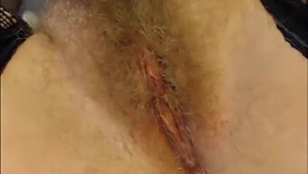 Hairy Blonde Pussy Closeup