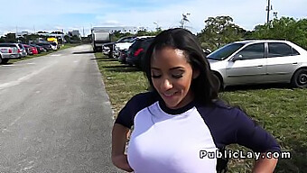 Tattooed Latina With Big Boobs Gets Banged In Public