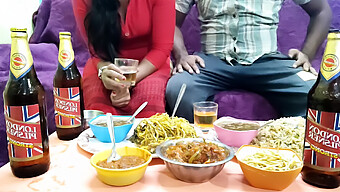 The Mistress Prepared A Special Meal For Her Employer And While They Ate Together, She Passionately Kissed His Genitals - Indian With Sexy Voice