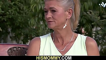 European Mom And Dildo Play With A Young Girl