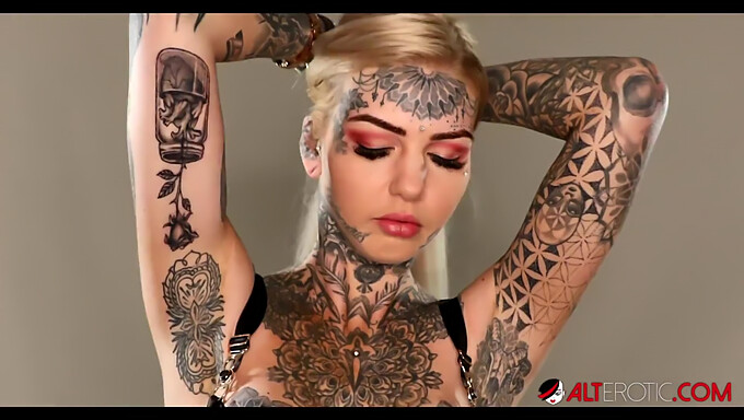 Busty Australian Beauty Gets Her Tattooed Tits On Display