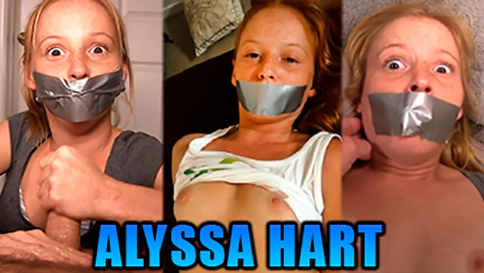 La Rossa Dalle Tette Piccole Alyssa Hart Viene Imbavagliata In Video Bdsm Bollenti