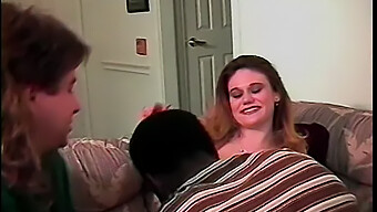 Black Guy And Blonde Slut Engage In Intense Oral Sex