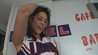 Hot Cheerleader Anna Morna Gets Naughty On Camera