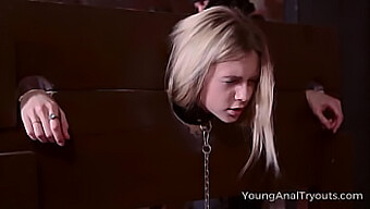 Young And Horny Blonde Takes On Bdsm Toys And Toys Her Partner