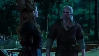 Anna Henrietta และ Geralt จากเกมเพลย์สุดโรแมนติกของ Rivia