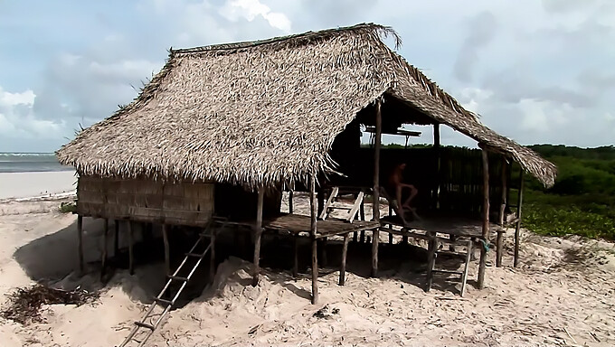 Amateur Buitenseks Met Twee Geile Koppels Op Een Tropisch Eiland