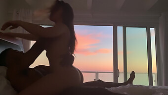 Big Natural Tits And Interracial Sex On Malibu Beach