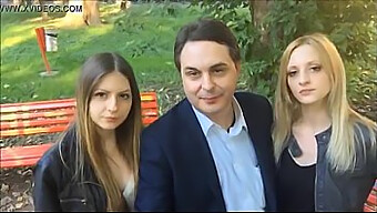 Katerina És Francesca Tanulnak Andrea Dipre-Től A Parki Szexről