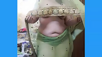 Indian Wife In A Net Saree: A Hot Scene